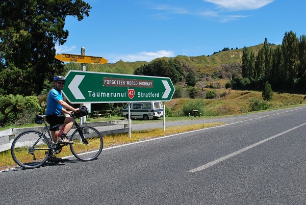 Z cykloputování a turistiky po Novém Zélandu