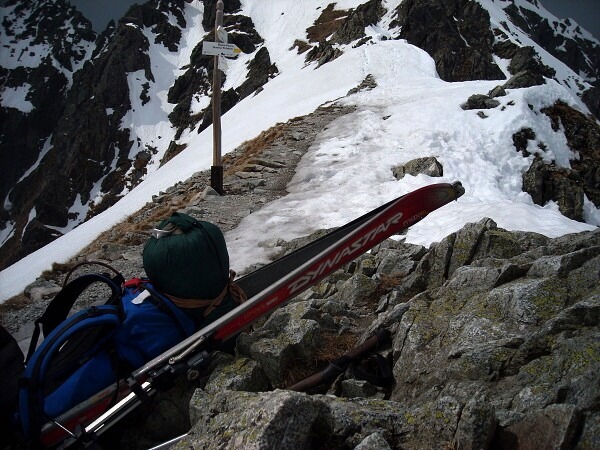 Jarní skialpinismus v polských Tatrách